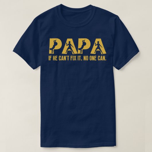 Funny Papa Birthday 12 T-Shirt (Design vorne)