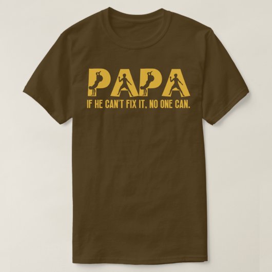 Funny Papa Birthday 5 T-Shirt (Design vorne)