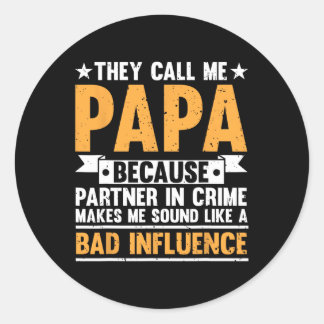 Funny Papa Design Opa Papi Papa Von Gran Runder Aufkleber