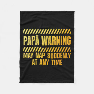 Funny Papa Kunst für Großvater von Großkindern Fleecedecke