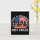 Funny Papa Like A Grandpa Only Cooler From Grandki Karte (Gelbe Blume)