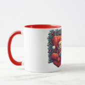 funny papa noel christmas, Holiday Drinking Tasse (Links)