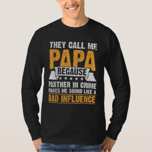 Funny Papa Papa Papa Papi Papa T-Shirt