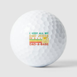 Funny Papa Witze in Papa-a-base Vintag für Vaterbe Golfball