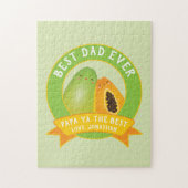Funny Papa Ya Der Niedlichste Papaya Pub zum Vater Puzzle (Vertikal)