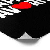 Funny Papas Favorite Son Daughter I'm Papa's Favor Poster (Ecke)