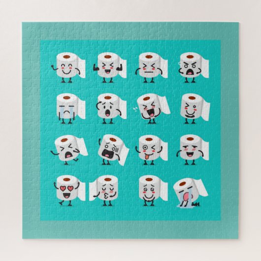 Funny Paper Emjoi Puzzle (Vertikal)