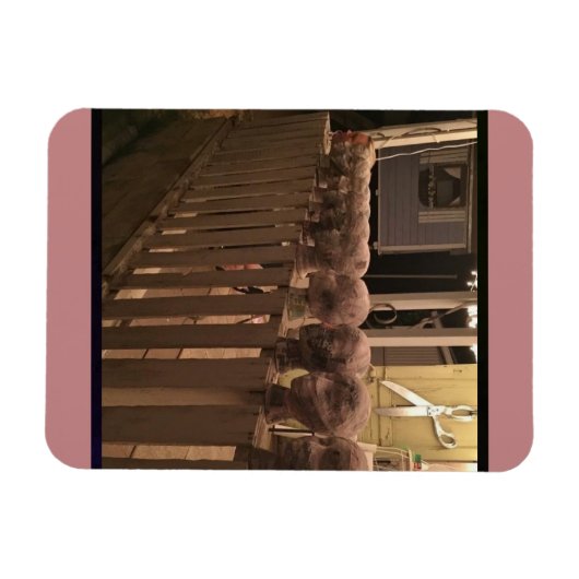 Funny Paper Mache Magnet (Horizontal)