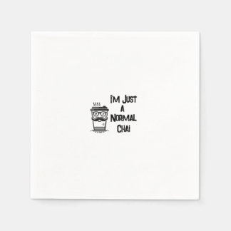 Funny Paper Napkin mit Schnurrkaffee/Teetasse Serviette