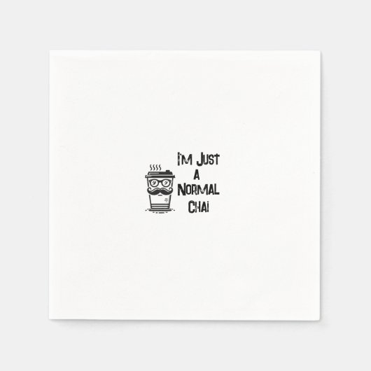 Funny Paper Napkin mit Schnurrkaffee/Teetasse Serviette (Vorderseite)