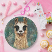 Funny Paper Teller mit Neugierigen Baby Llama (Party)