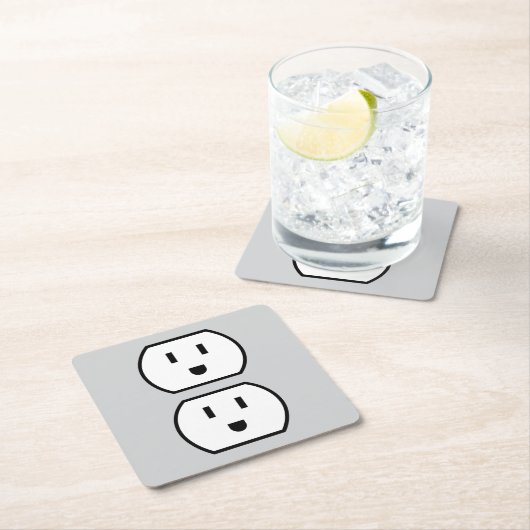 Funny Paper Untersetzer mit Happy-Face-Power (Vor Ort)