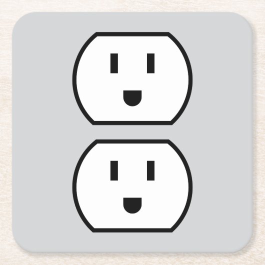 Funny Paper Untersetzer mit Happy-Face-Power (Vorderseite)