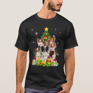 Funny Papillon Christmas Tree Funny Dog Lover Gesc T-Shirt