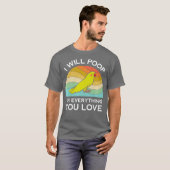 Funny Paprot werde ich auf alles, was Sie Liebe Ge T-Shirt (Vorne ganz)