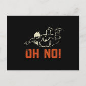 Funny Parachuting Feiertagspostkarte (Vorderseite)