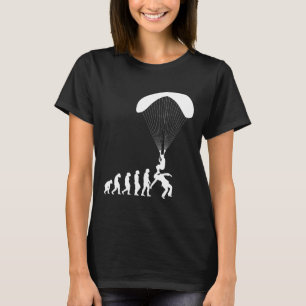 Funny Paragliding Evolution Paragliders Skydiving T-Shirt