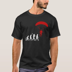 Funny Paragliding Sport Evolution Paraglider Parag T-Shirt
