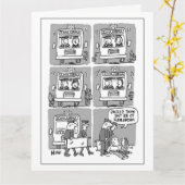 Funny Paramedic Card Karte (Gelbe Blume)