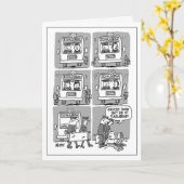 Funny Paramedic Card Karte (Gelbe Blume)