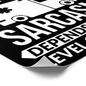 Funny Paramedic Emt Gift  Poster (Ecke)