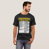 Funny Paramedic Gift Paramedic Sayings Hourly Rate T-Shirt (Vorne ganz)