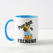 Funny Pardon Meine französische Bulldog-Tasse Tasse (Links)