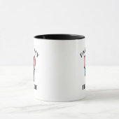 Funny Pardon my Frenchie Brown Tan French Bulldog Tasse (Zentrum)
