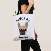 Funny Pardon my Frenchie Light Fawn French Bulldog Tasche (Von Nahem)