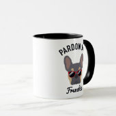 Funny Pardon my Frenchie Lilac Tan French Bulldog Tasse (VorderseiteRechts)