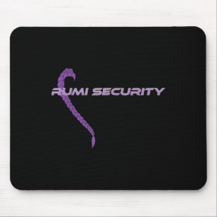 Funny Parent Halloween Costume Idea -"rumi Securit Mousepad