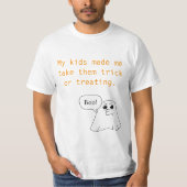 Funny Parent Halloween T - Shirt - "Meine Kinder h (Vorderseite)