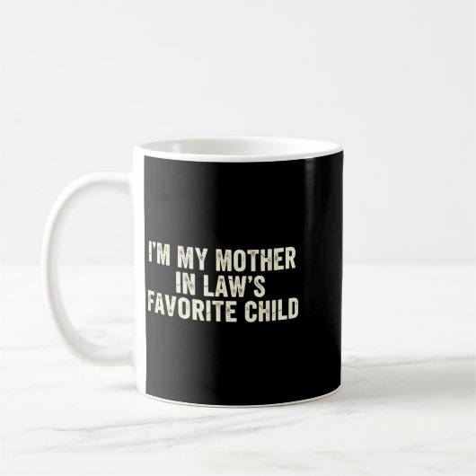 Funny Parent Men Women I'm My Mother In Law's Favo Kaffeetasse (Links)