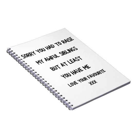 Funny Parent Notebook Notizblock (Rechte Seite)