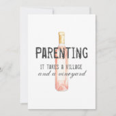 Funny Parent Village and Vineyard Zitat (Vorderseite)