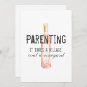 Funny Parent Village and Vineyard Zitat (Vorne/Hinten)