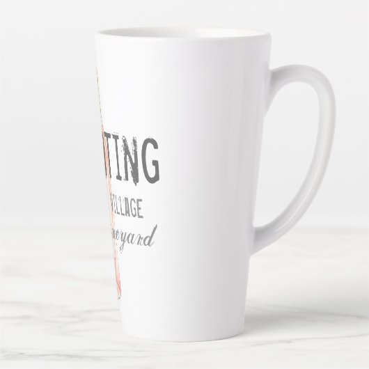 Funny Parent Village and Vineyard Zitat Milchtasse (Rechts)