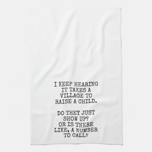 Funny Parenting Geschirrtuch (Vertikal)