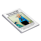 Funny Parenting Spaß Notebook Notizblock (Rechte Seite)