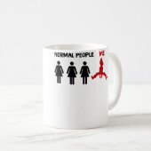 Funny Parkour Normal Pepole Me Parkour Jumping Wom Kaffeetasse (VorderseiteRechts)