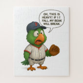 funny parrot baseball puzzle (Vertikal)