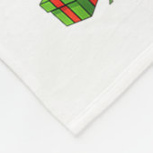 Funny Parrot Christmas Tree Lights Kids Mens Women Fleecedecke (Ecke)