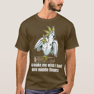 Funny Parrot Cockatoo Unangemessene Prämie T-Shirt