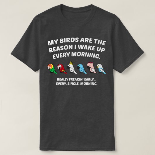 Funny Parrot Lover 1 T-Shirt (Design vorne)