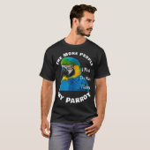 Funny Parrot TShirt für Parrot Liebhaber (Vorne ganz)