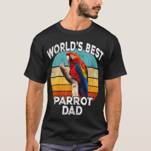 Funny Parrot Vater - Welten Bester Papagei Vater - T-Shirt