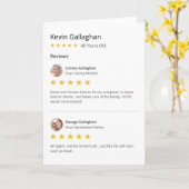 Funny Parters Son Star Rating Review Geburtstag Karte (Gelbe Blume)