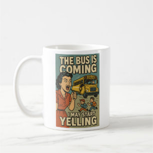 Funny Parters Tasse; Morning School Bus Kaffeetasse