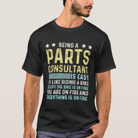 Funny Parts Consultant Job Title Parts Specialist T-Shirt (Vorderseite)