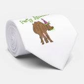 Funny Party Animal Birthday Kuh Krawatte (Gerollt)